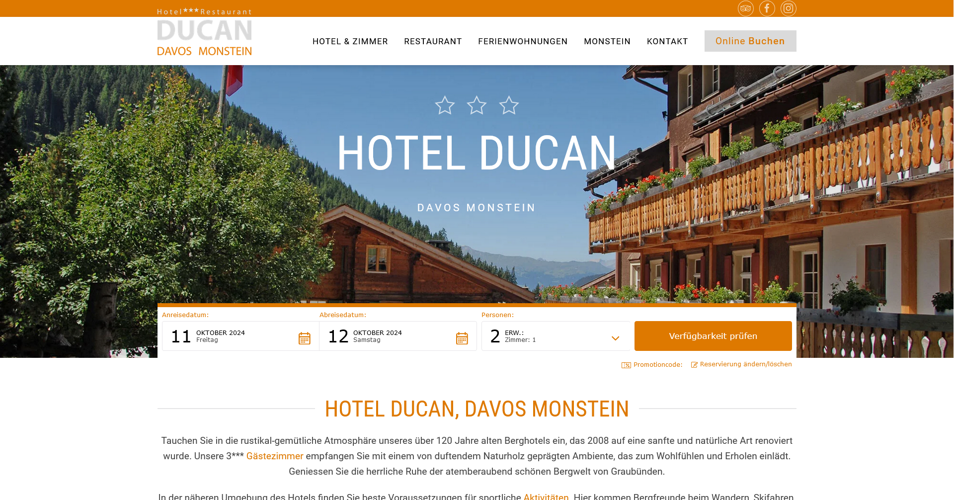 Hotelwebsite